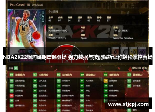 NBA2K22银河姚明震撼登场 强力数据与技能解析让你轻松掌控赛场